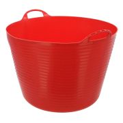 Ведро гибкое с ушками, пластиковое, 28л, Красное, ГЕРМАНИЯ