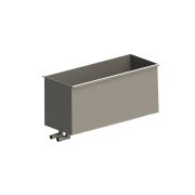 Бак для промывки доильного оборудования, 220л, нержавеющая сталь