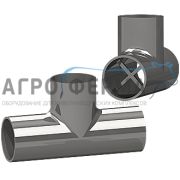 Пыжеулавливатель нержавеющий, DN 50х50х50, ПОЛЬША