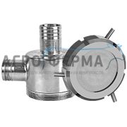 Корпус фильтра тонкой очистки молока 2т, (патрубки 25мм), РОССИЯ