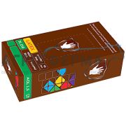 Перчатки латексные, удлиненные, одноразовые, размер M, уп/50шт