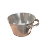 Ведро-подойник хозяйственное, пищев. сталь, 3,5л, РОССИЯ