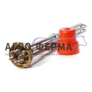 Блок ТЭНов, 6000Вт/220В, крепление гайка латунная 2, L=400мм, (для УЦО), БЕЛАРУСЬ