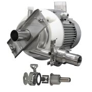 Насос молочный нерж.корпус, нерж.тарелка, 10 м3/ч, (с вак.режимом), модерниз., БЕЛАРУСЬ