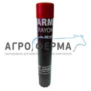 Карандаш для маркировки скота PAINT FARM, красный, ПОЛЬША