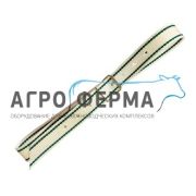 Ошейник для КРС, ременная пряжка, белый, 120х4см, БЕЛАРУСЬ