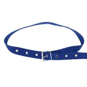 Ошейник для КРС, усиленный, ременная пряжка, синий, 120х4 см, БЕЛАРУСЬ
