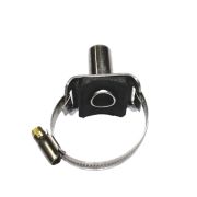 Хомут со штуцером нержавеющий, д/шланга Ø 16мм, на трубу Ø 31-52мм, БЕЛАРУСЬ