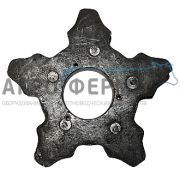 Звездочка №5-М, поворотная стальная, ТСН-160Б, РОССИЯ