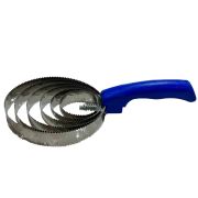 Скребок стальной, спиральный 6-рядный, двусторонний, большой