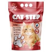 Наполнитель силикагелевый  CAT STEP Arctic Art strawberry 3,8 лит