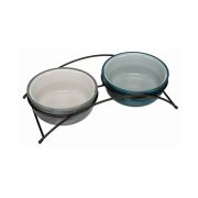 Миски Trixie керамические на подставке, 2 х 0.25 л/ф13 см