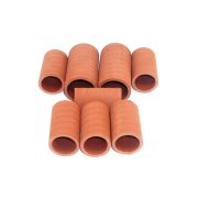 Патрубки радиатора К-700А (8шт.-комплект) КРАСНЫЕ ЦЕЛЬНОЛИТЫЕ